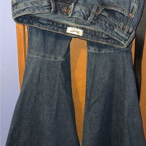 Wrangler Women's Dark Blue Wide Leg Jeans